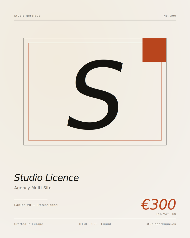 Studio Licence — Agency Multi-Site Bundle